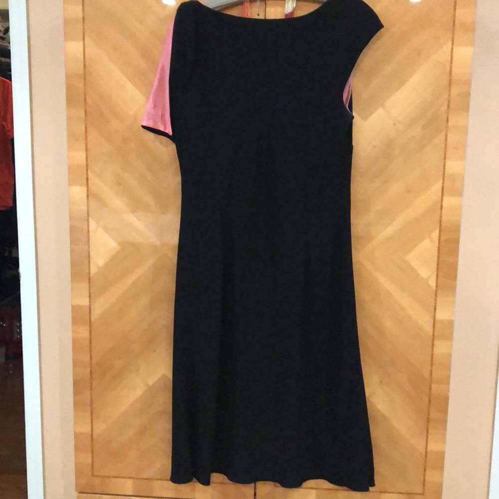 Black Dress with Pink lining - Picture 3 of 5